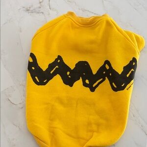 Bark Yellow and Black Dog Sweater